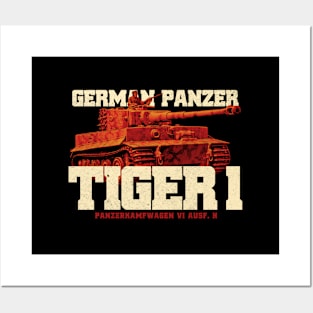 Panzerkamfwagen Tiger 1 Tank Posters and Art